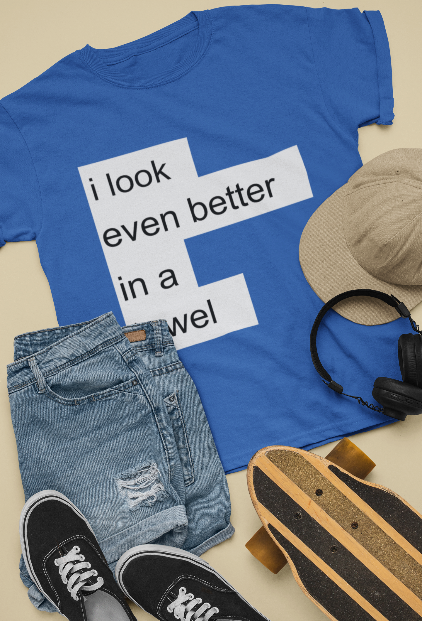 I Look Even Better In A Towel Jacqueline Fernandez Celebrity T-shirt- FunkyTeesClub