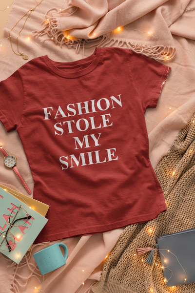 Fashion Stole My Smile Victoria Beckham Celebrity T-shirt- FunkyTeesClub