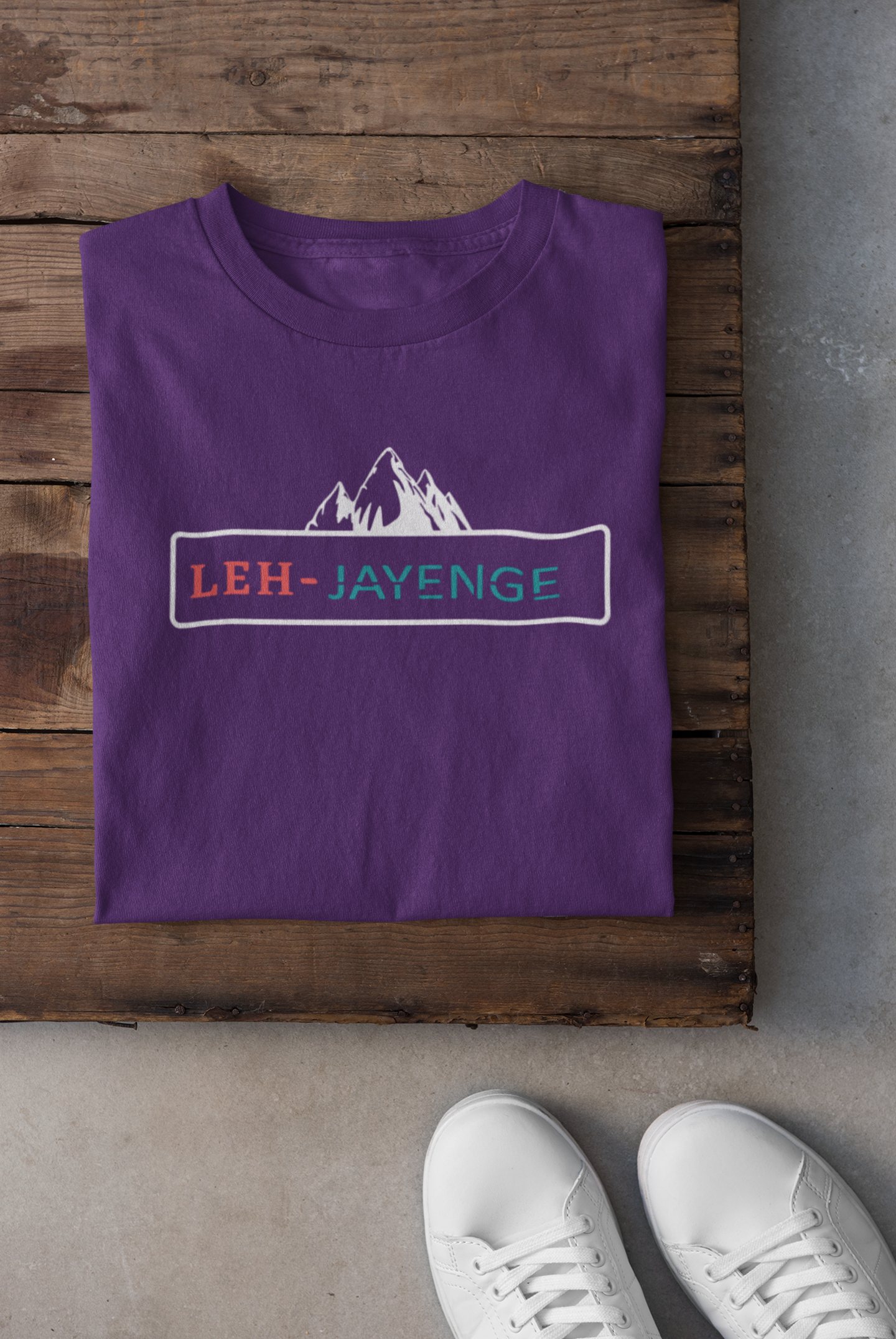 Leh Jayenge Mens Half Sleeves T-shirt- FunkyTeesClub