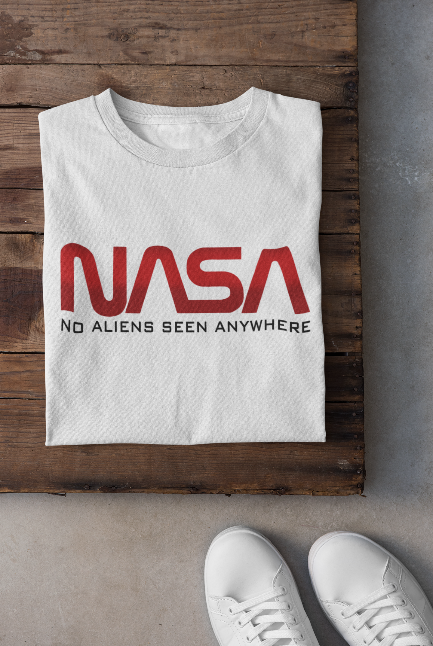 Nasa Mens Half Sleeves T-shirt- FunkyTeesClub