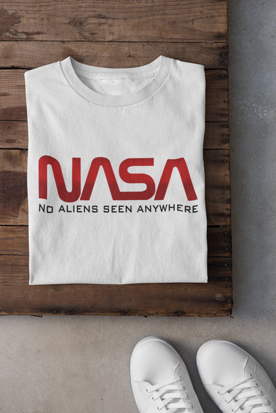 Nasa Mens Half Sleeves T-shirt- FunkyTeesClub