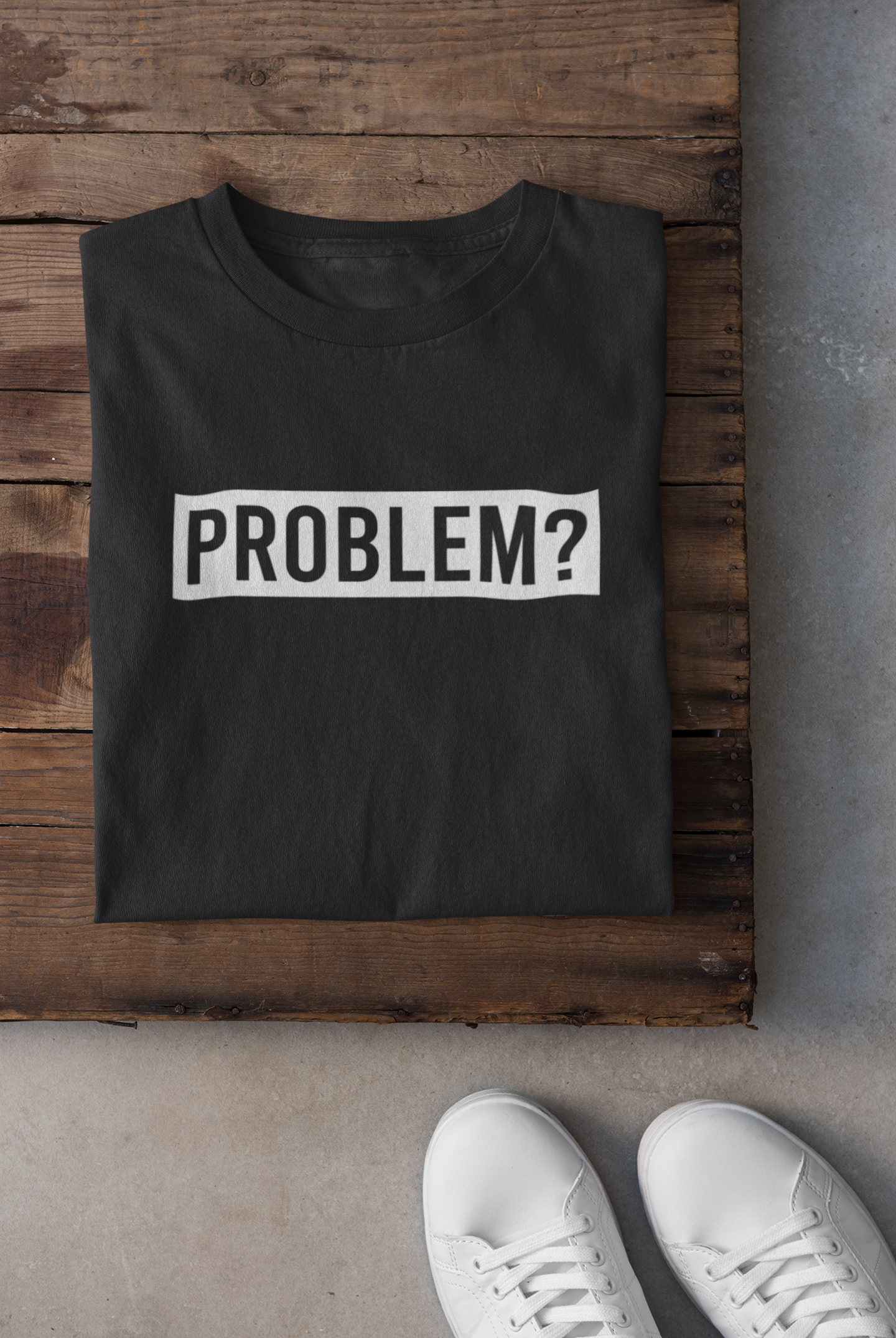 Problem Women Half Sleeves T-shirt- FunkyTeesClub