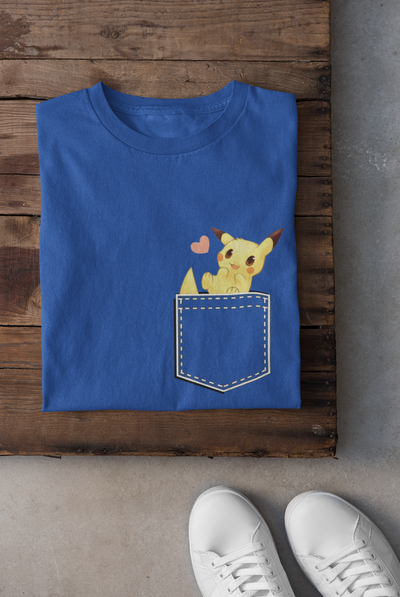Pokémon Mens Half Sleeves T-shirt- FunkyTeesClub