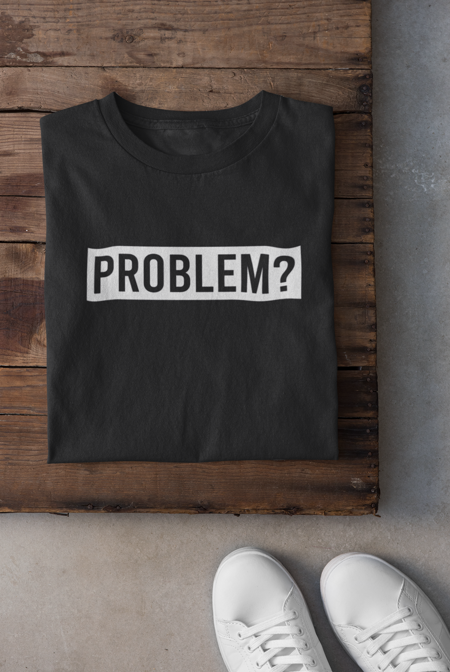 Problem Mens Half Sleeves T-shirt- FunkyTeesClub
