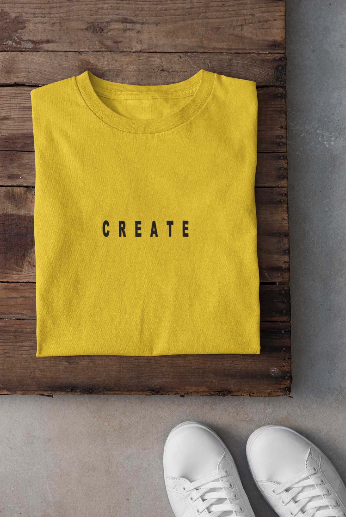 Create Minimal Mens Half Sleeves T-shirt- FunkyTeesClub