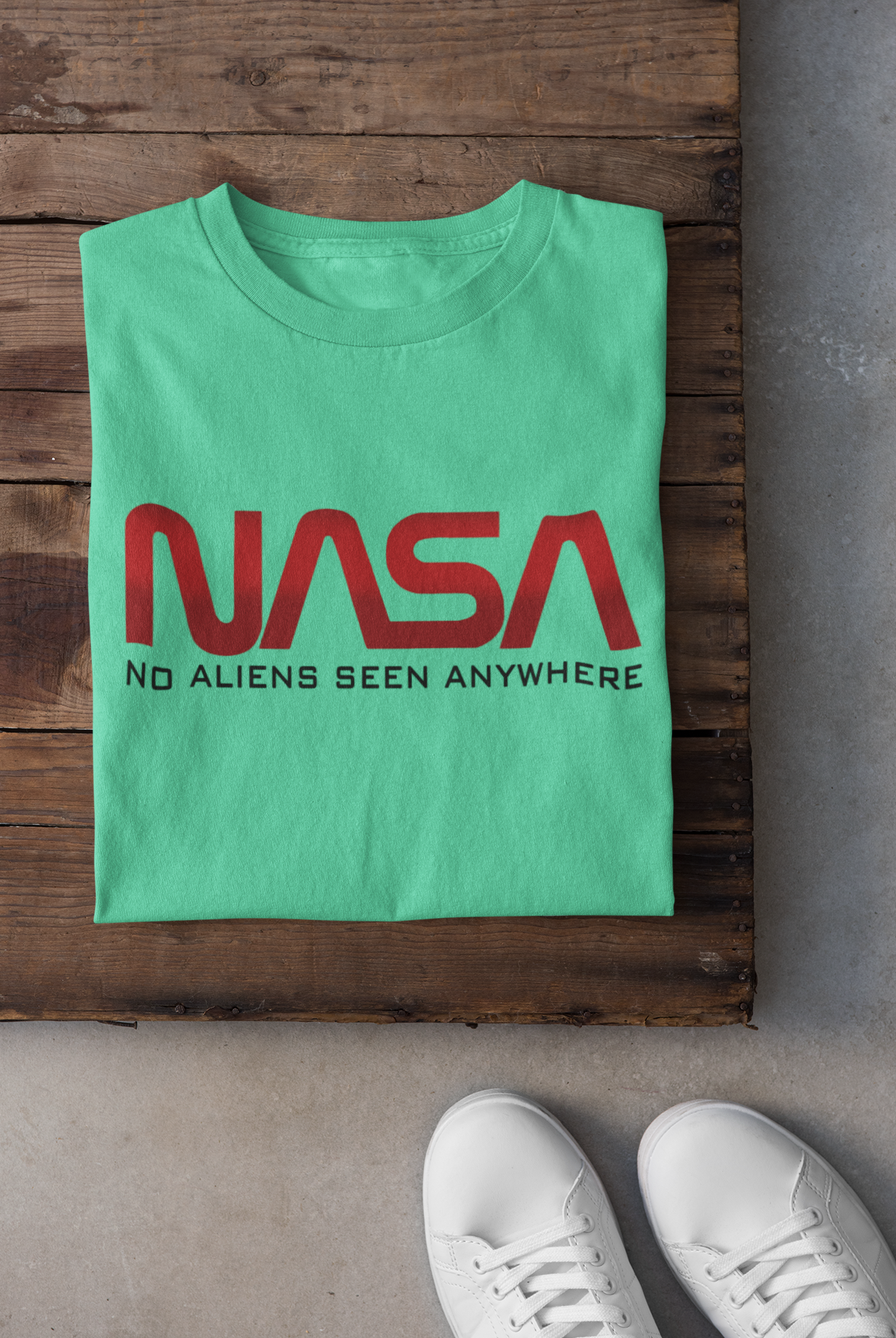 Nasa Mens Half Sleeves T-shirt- FunkyTeesClub