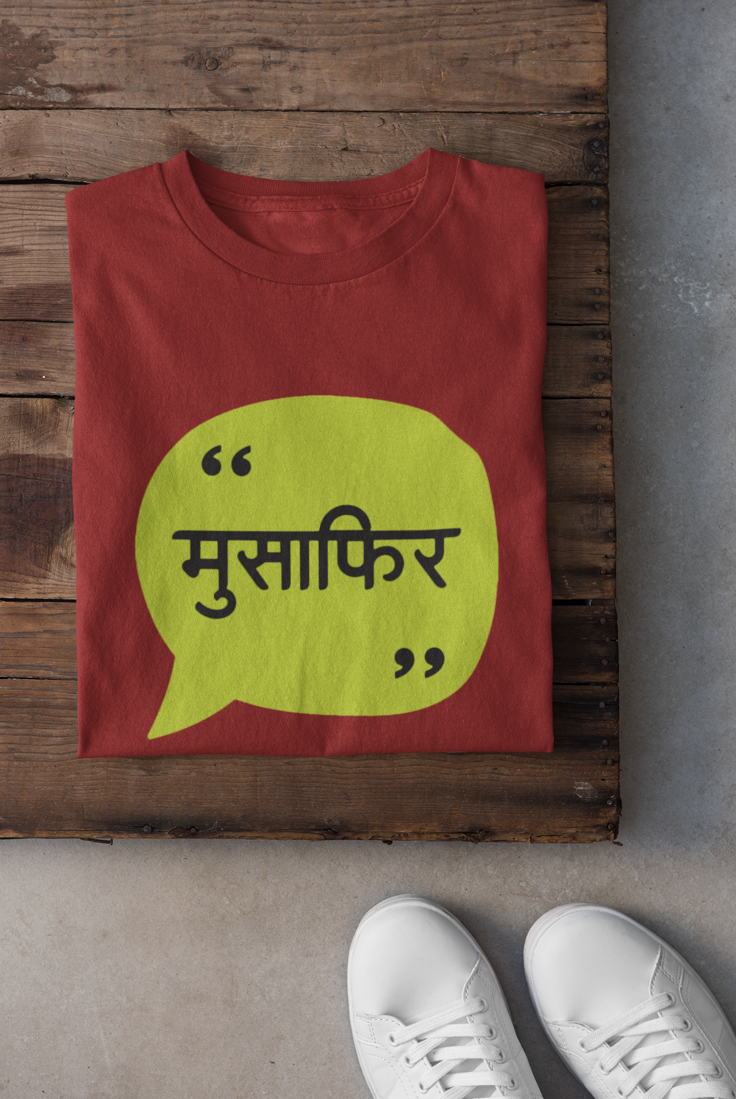 Musafir Women Half Sleeves T-shirt- FunkyTeesClub