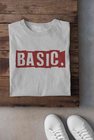 Basic Typography Women Half Sleeves T-shirt- FunkyTeesClub