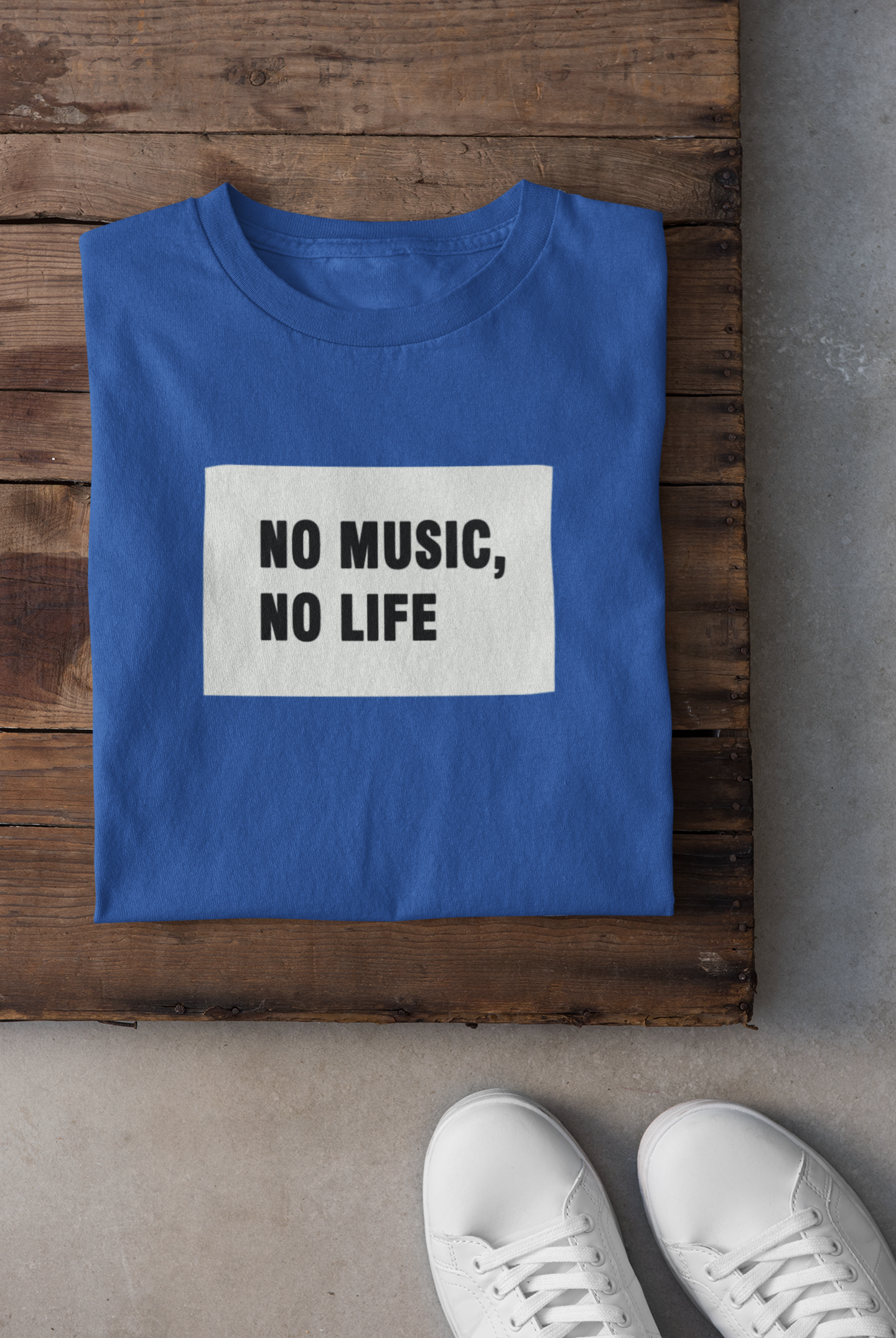 No Music No Life Women Half Sleeves T-shirt- FunkyTeesClub