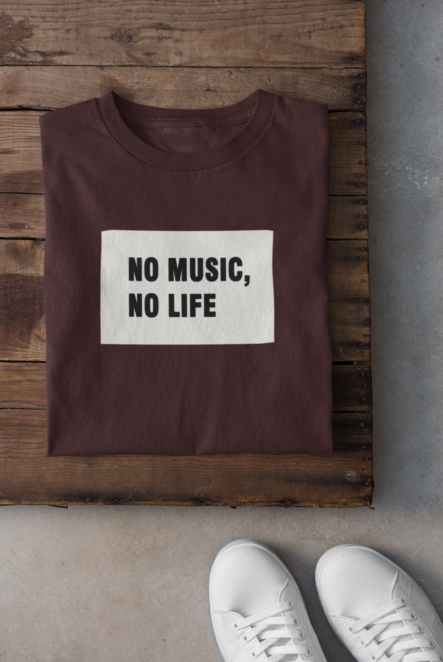 No Music No Life Mens Half Sleeves T-shirt- FunkyTeesClub