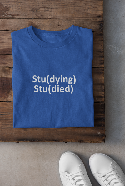 Study Women Half Sleeves T-shirt- FunkyTeesClub