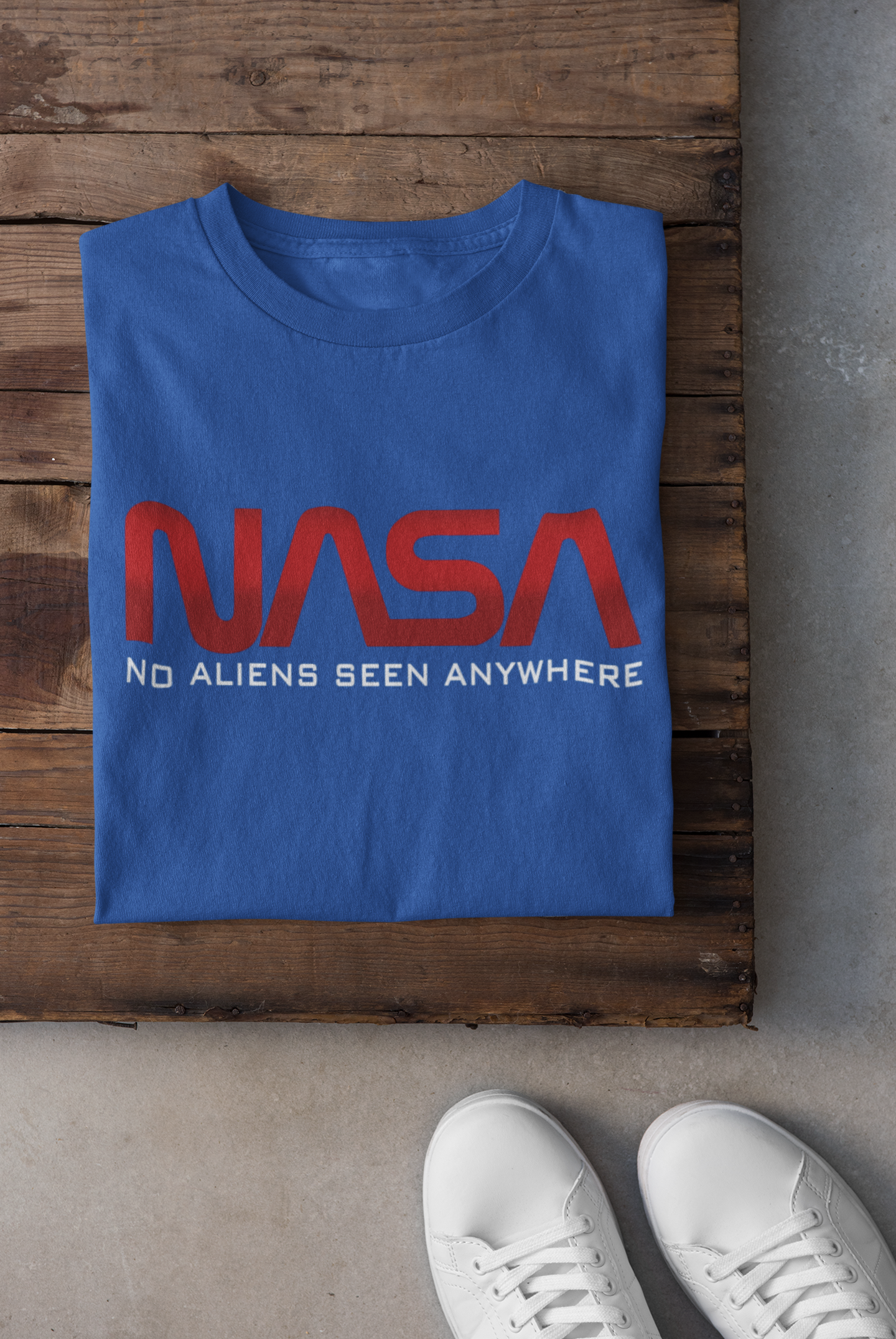 Nasa Mens Half Sleeves T-shirt- FunkyTeesClub