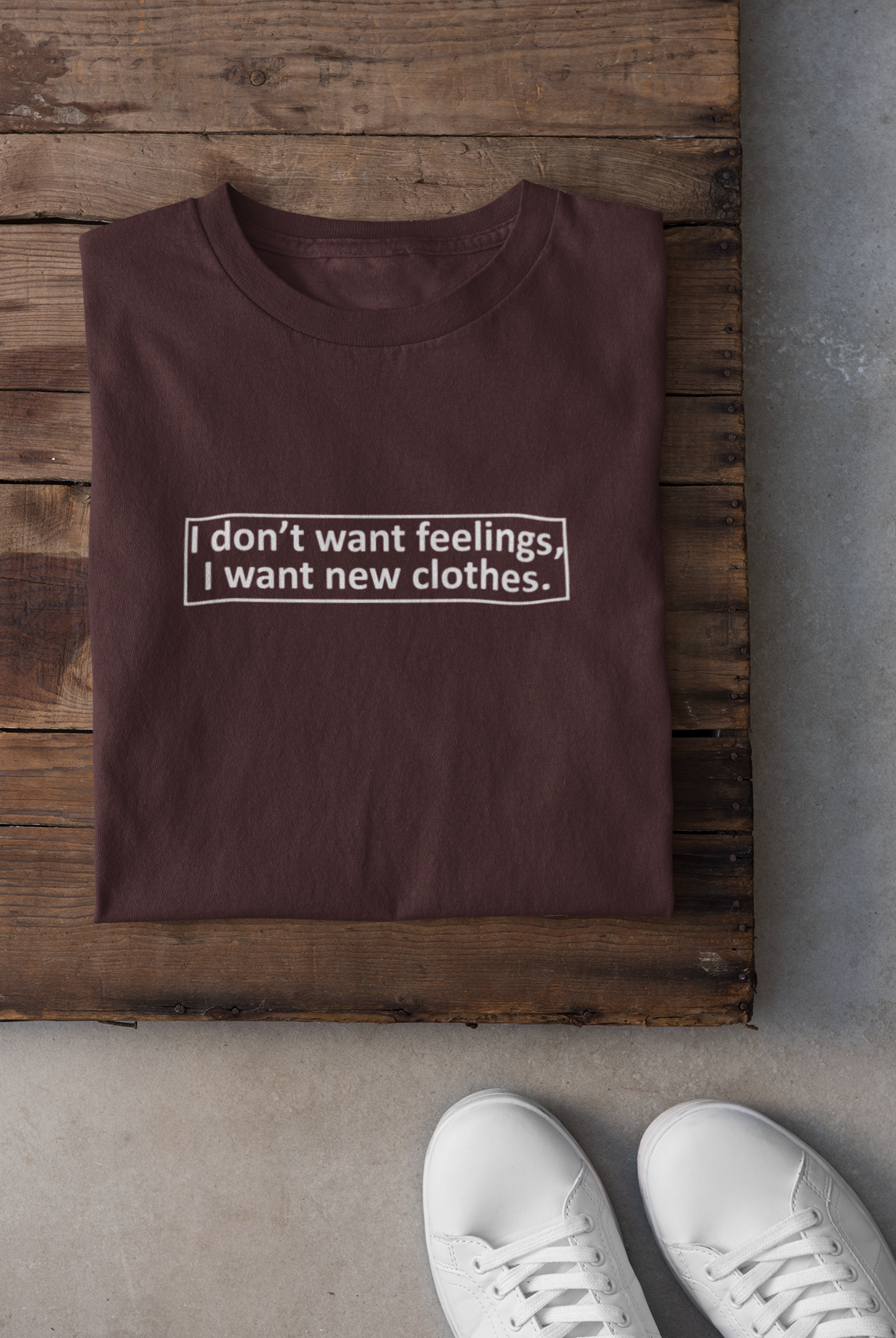 I Want New Clothes Women Half Sleeves T-shirt- FunkyTeesClub