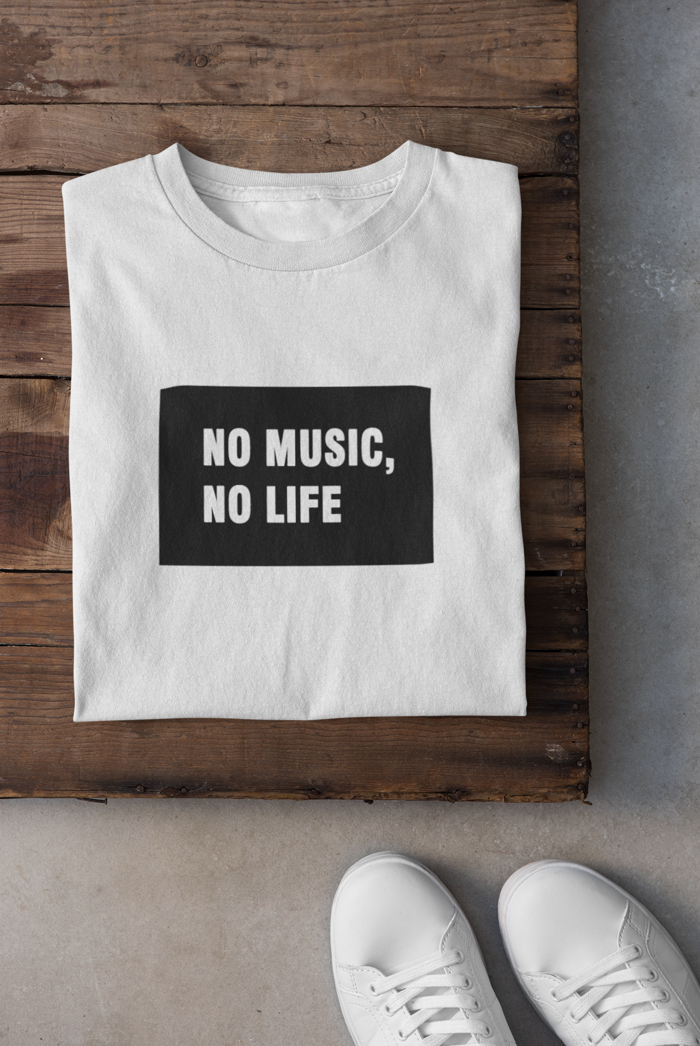 No Music No Life Mens Half Sleeves T-shirt- FunkyTeesClub