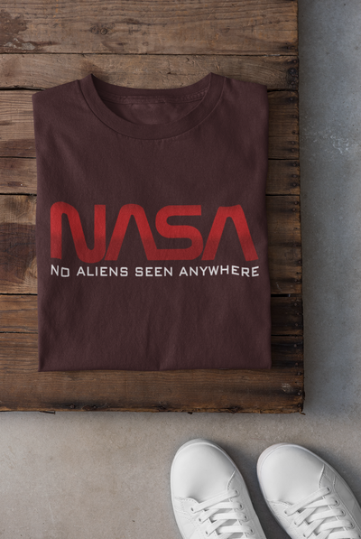 Nasa Mens Half Sleeves T-shirt- FunkyTeesClub