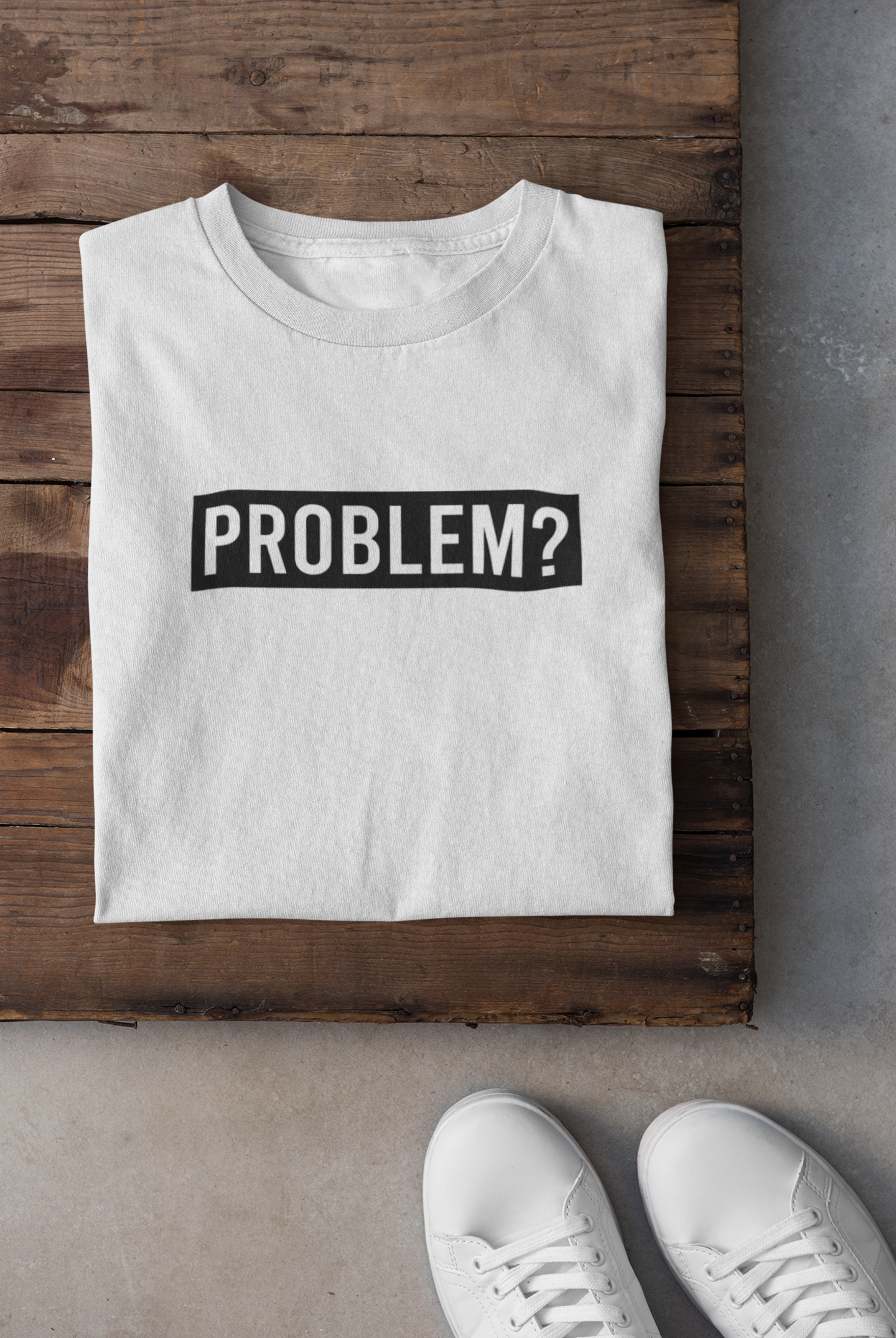 Problem Women Half Sleeves T-shirt- FunkyTeesClub