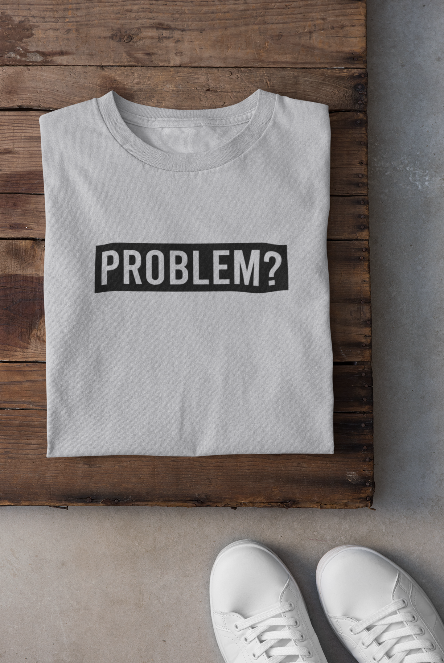 Problem Mens Half Sleeves T-shirt- FunkyTeesClub