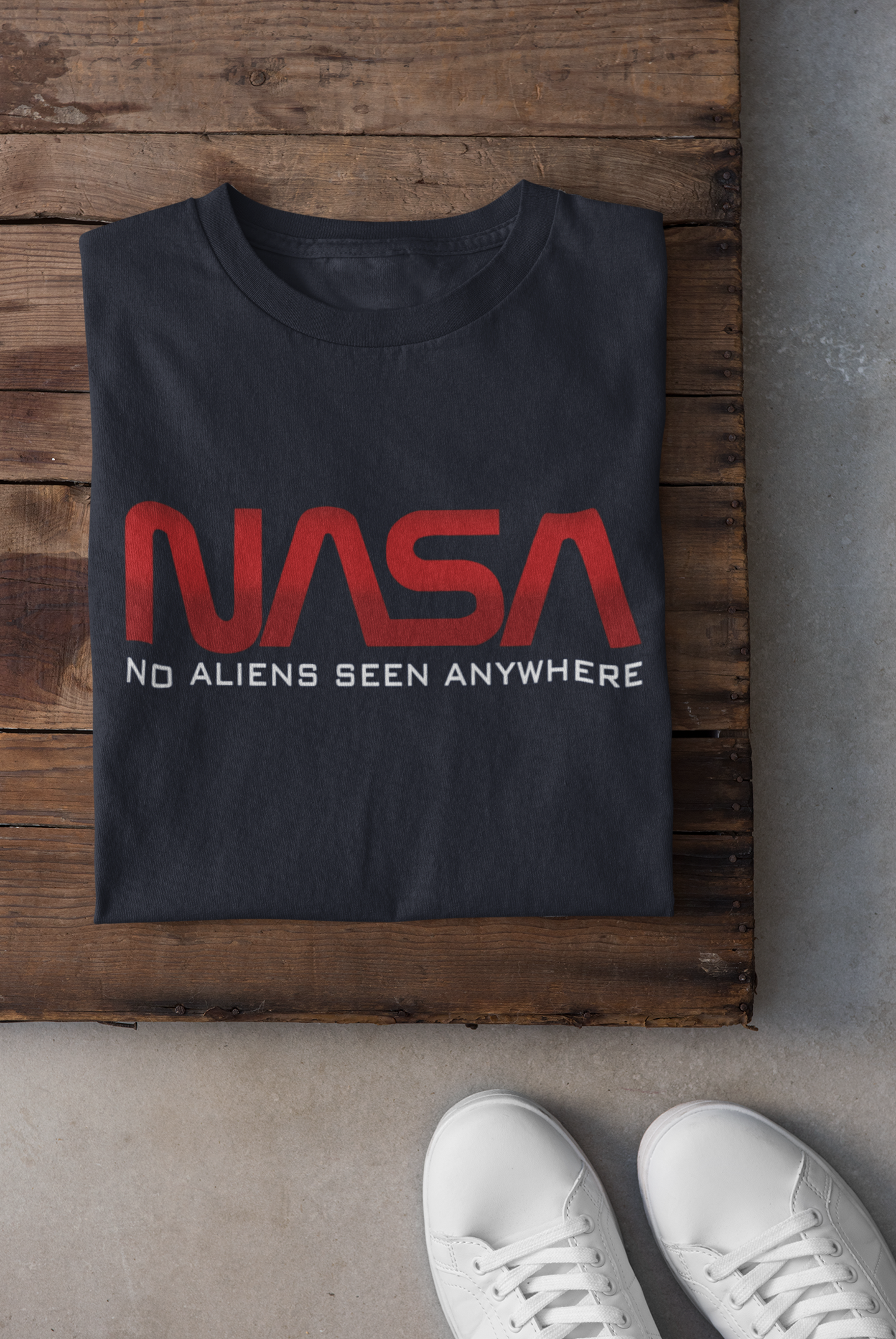 Nasa Mens Half Sleeves T-shirt- FunkyTeesClub