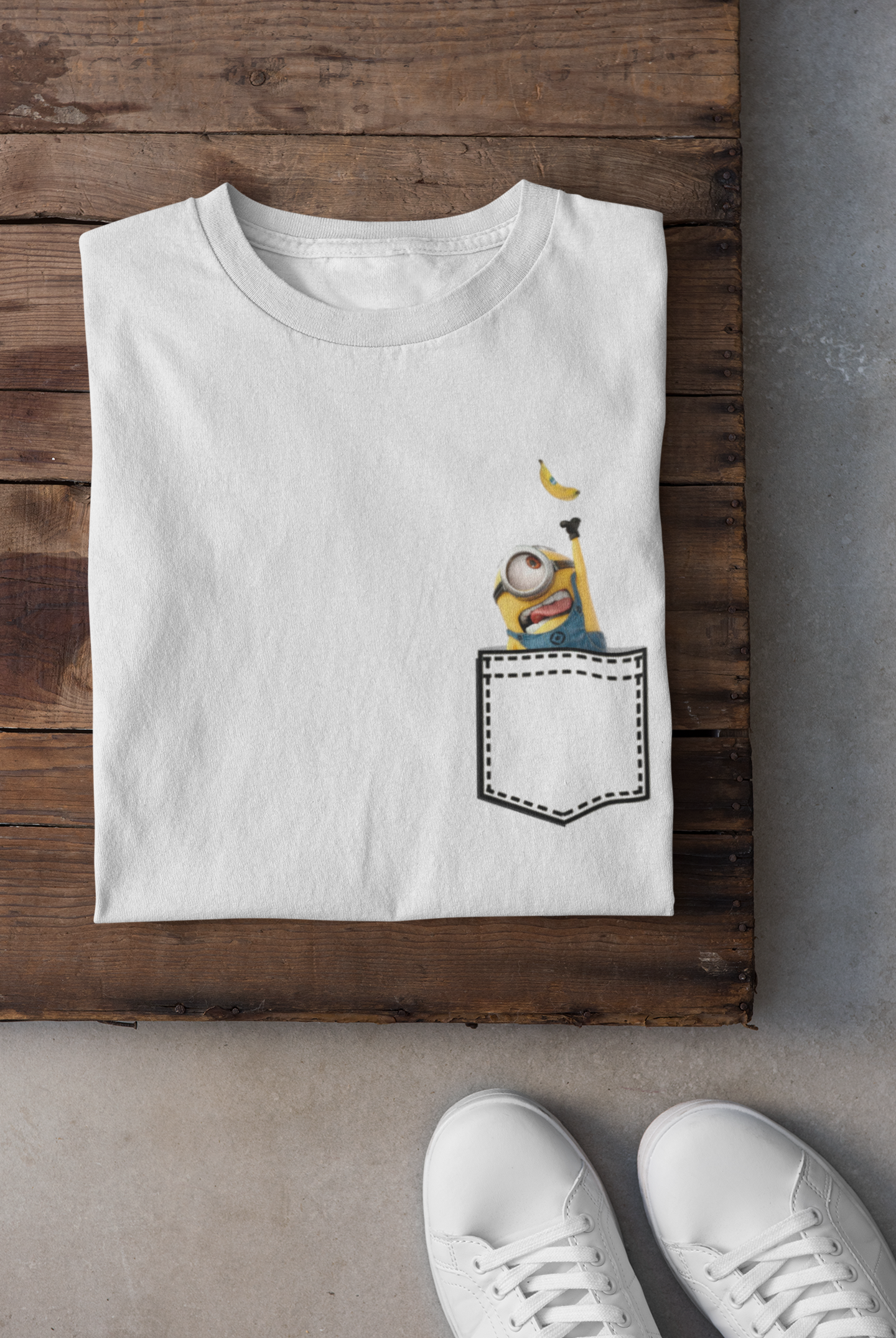 Minions Mens Half Sleeves T-shirt- FunkyTeesClub