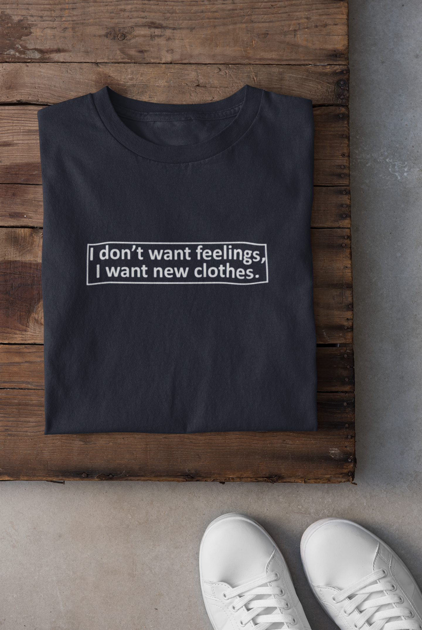 I Want New Clothes Women Half Sleeves T-shirt- FunkyTeesClub
