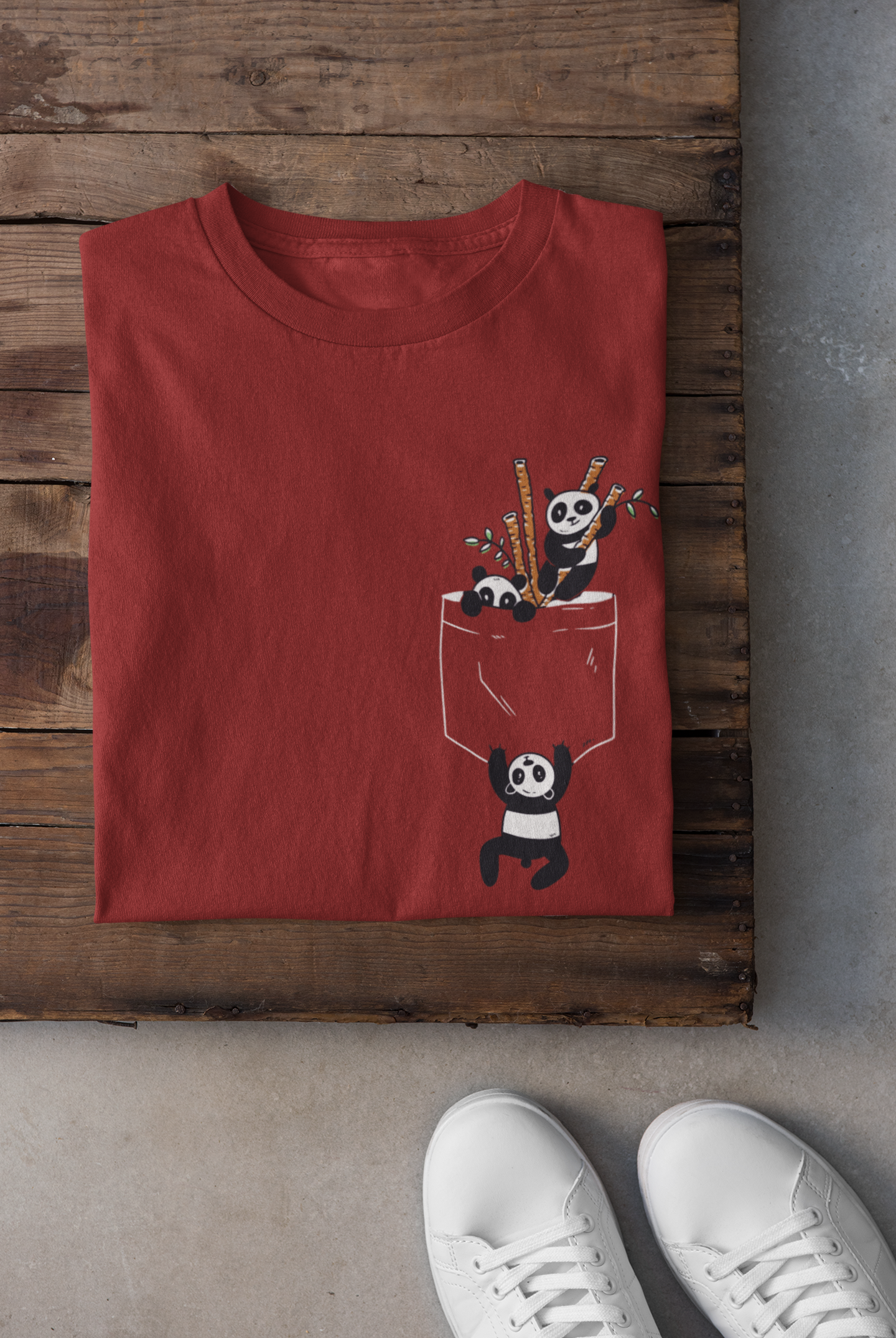 Panda Women Half Sleeves T-shirt- FunkyTeesClub