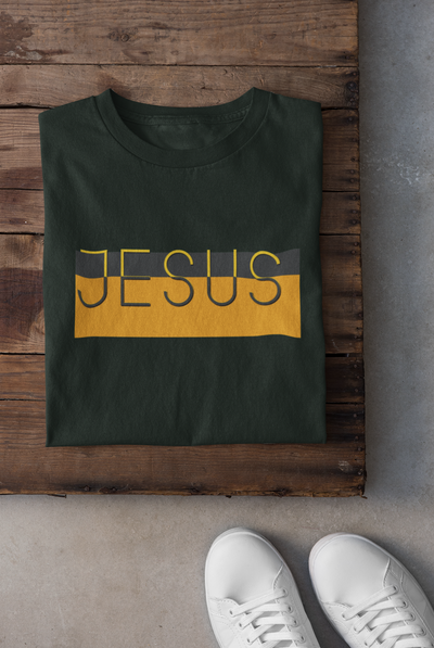 Jesus Mens Half Sleeves T-shirt- FunkyTeesClub