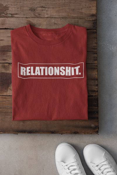 Relation sh*t Women Half Sleeves T-shirt- FunkyTeesClub