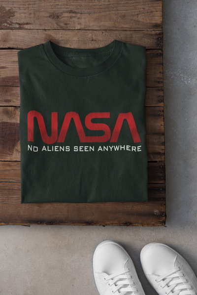 Nasa Mens Half Sleeves T-shirt- FunkyTeesClub