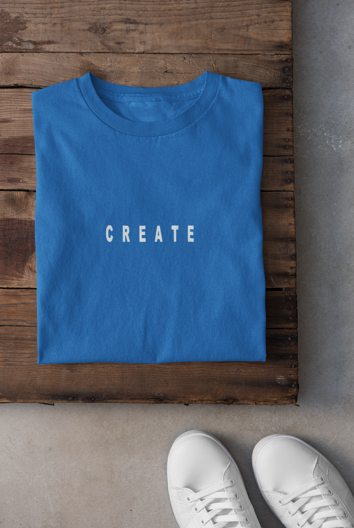 Create Minimal Mens Half Sleeves T-shirt- FunkyTeesClub