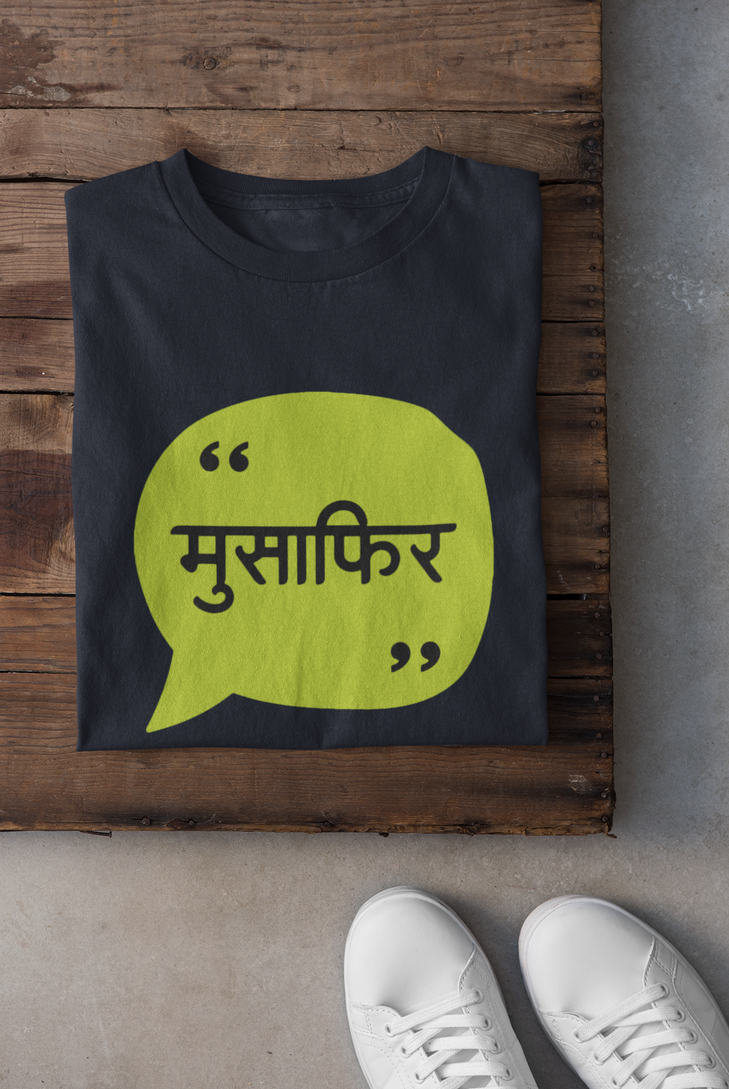 Munsafir Mens Half Sleeves T-shirt- FunkyTeesClub