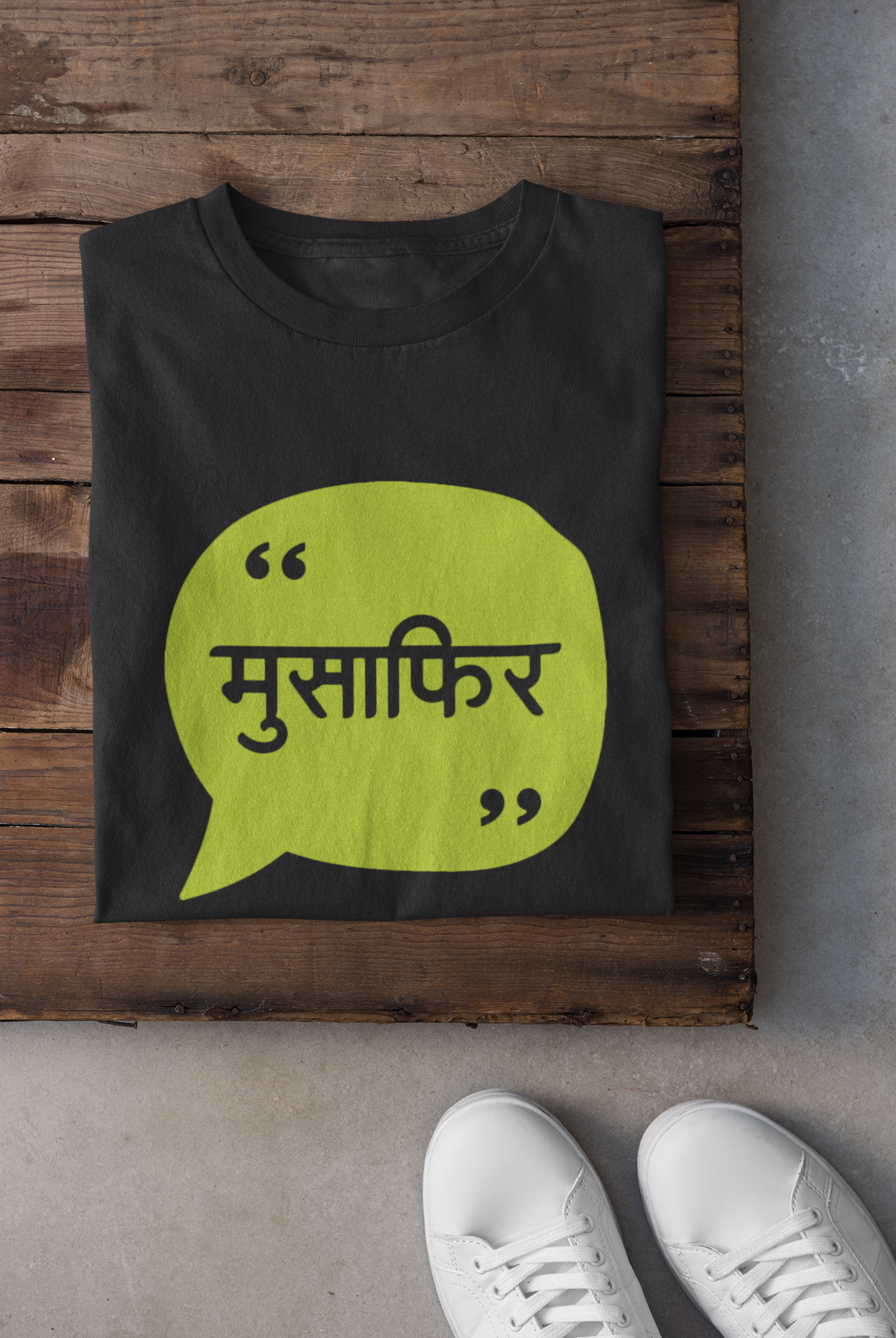 Munsafir Mens Half Sleeves T-shirt- FunkyTeesClub