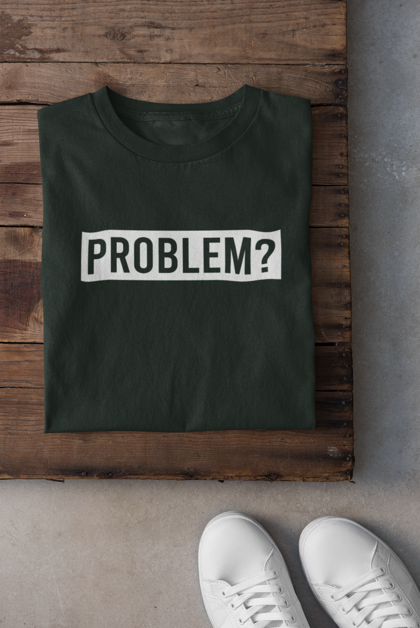 Problem Mens Half Sleeves T-shirt- FunkyTeesClub