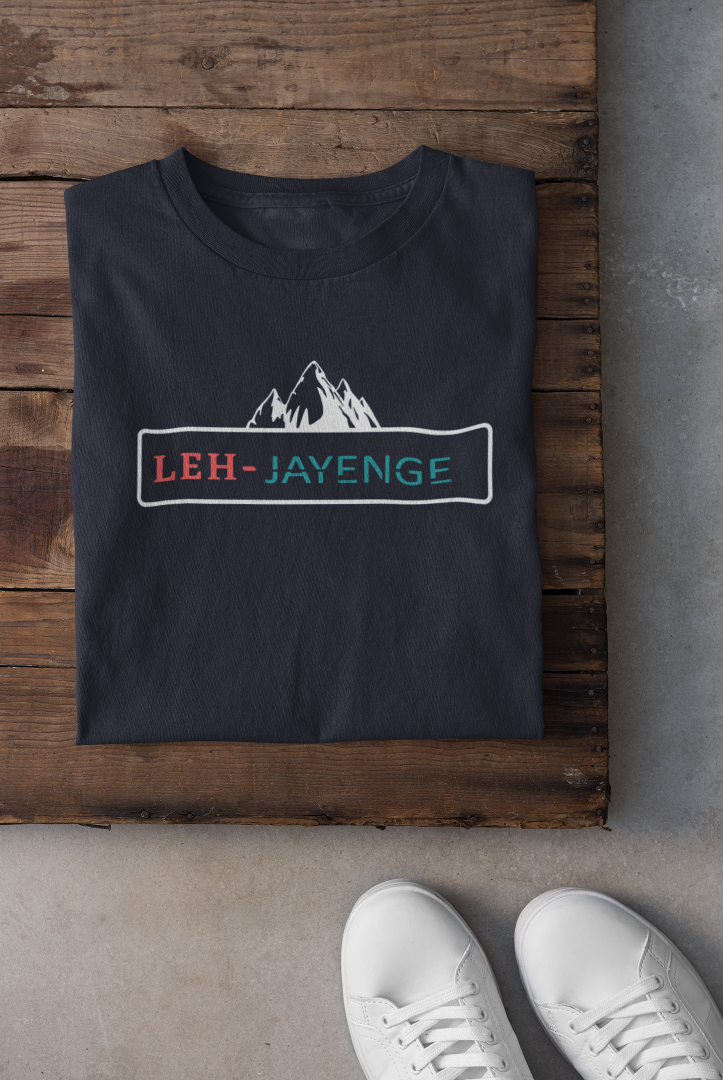 Leh Jayenge Mens Half Sleeves T-shirt- FunkyTeesClub