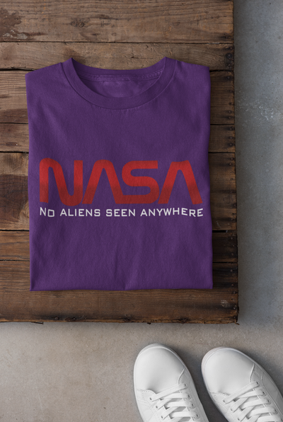 Nasa Mens Half Sleeves T-shirt- FunkyTeesClub