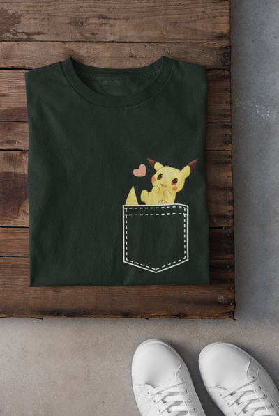 Pokémon Mens Half Sleeves T-shirt- FunkyTeesClub