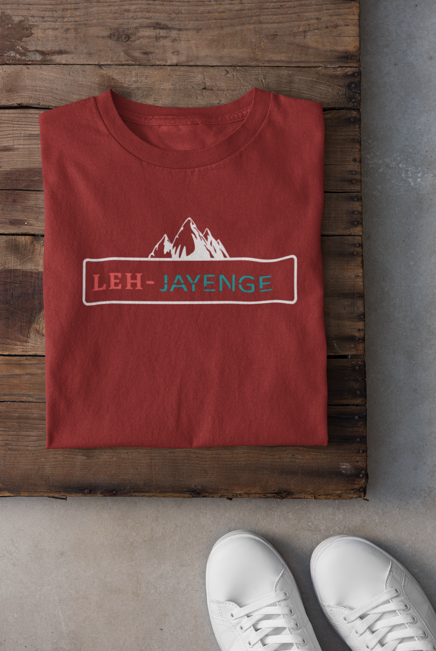 Leh Jayenge Mens Half Sleeves T-shirt- FunkyTeesClub