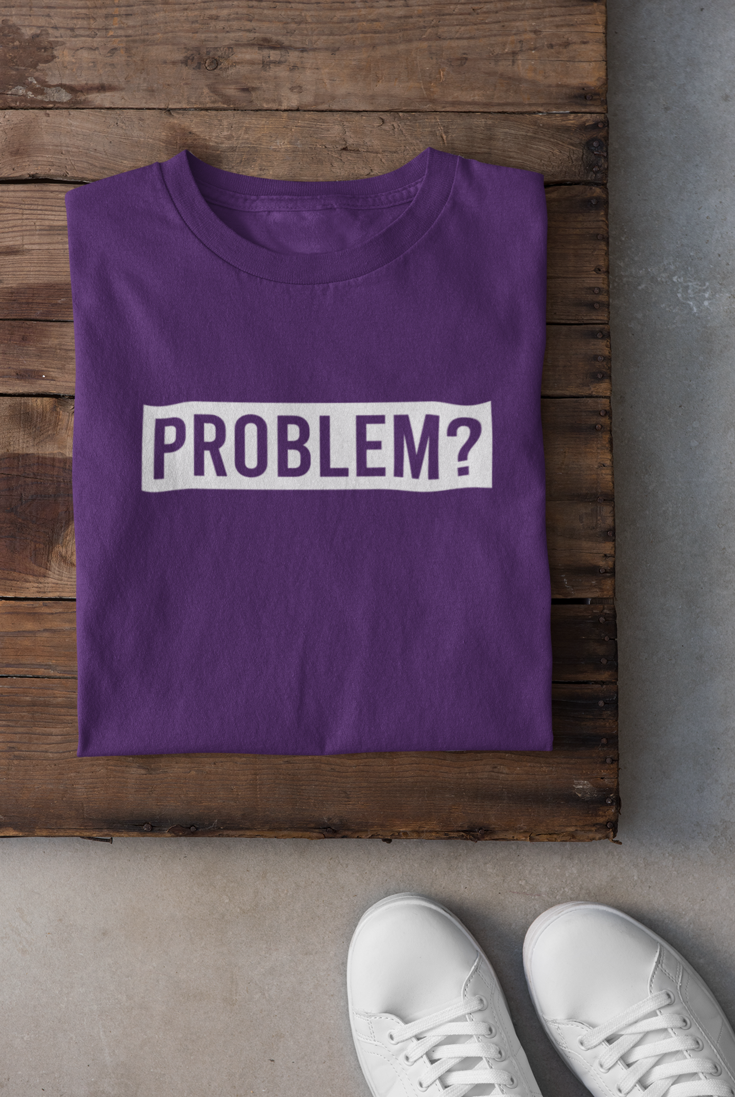 Problem Women Half Sleeves T-shirt- FunkyTeesClub