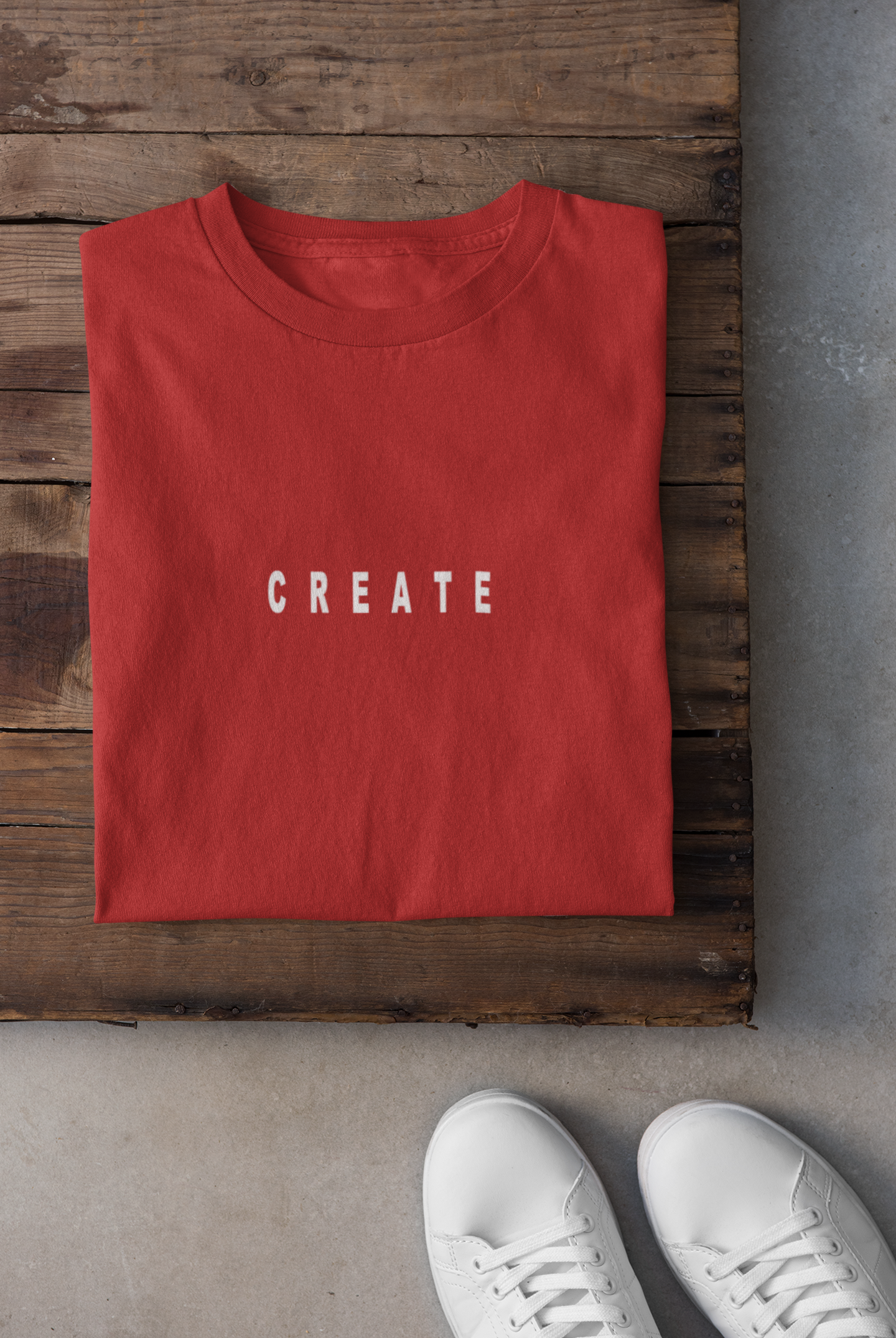 Create Minimal Mens Half Sleeves T-shirt- FunkyTeesClub