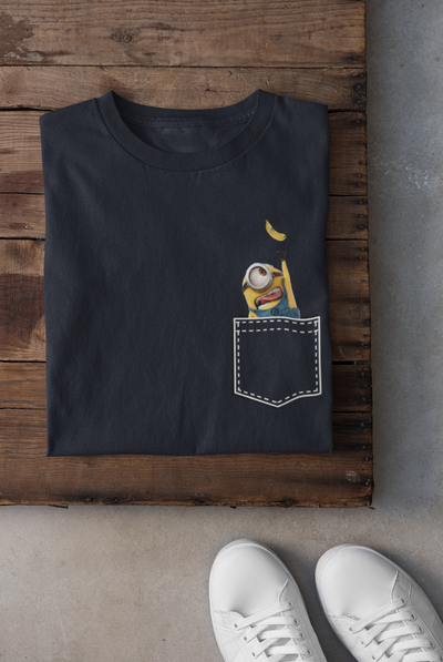 Minions Mens Half Sleeves T-shirt- FunkyTeesClub