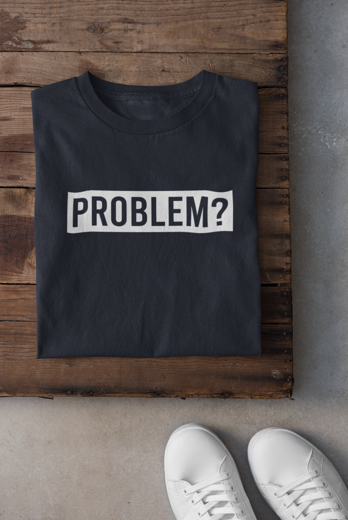 Problem Mens Half Sleeves T-shirt- FunkyTeesClub