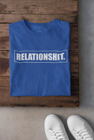 Relation sh*t Mens Half Sleeves T-shirt- FunkyTeesClub