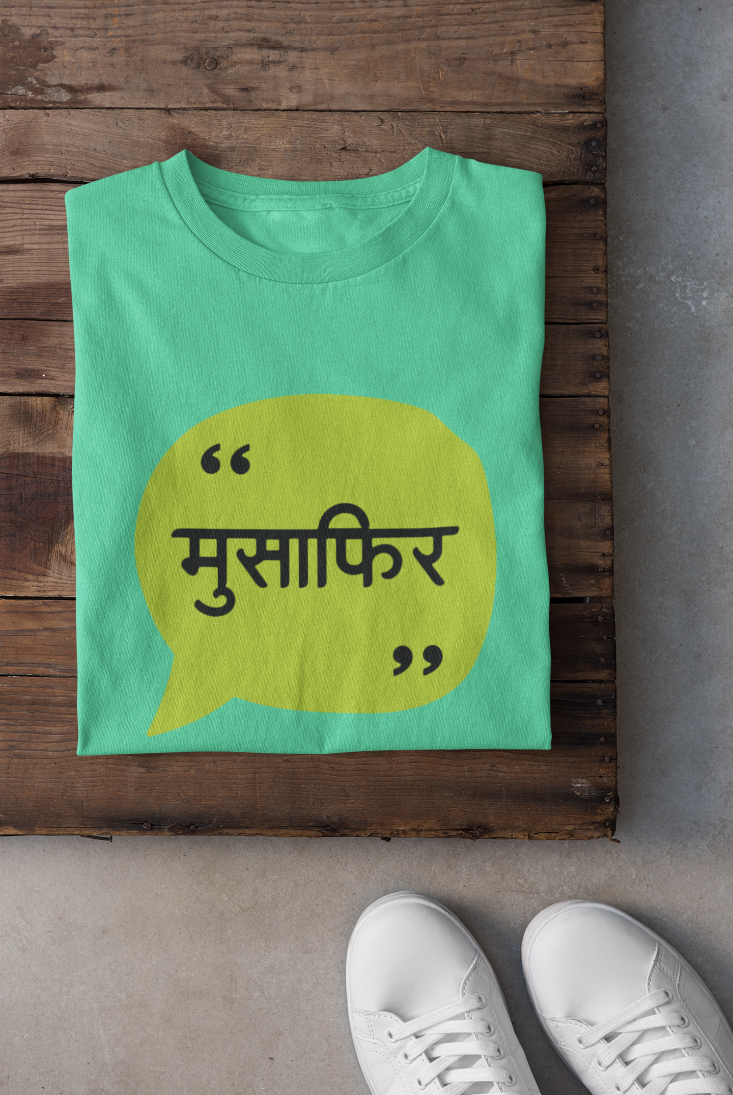 Musafir Women Half Sleeves T-shirt- FunkyTeesClub