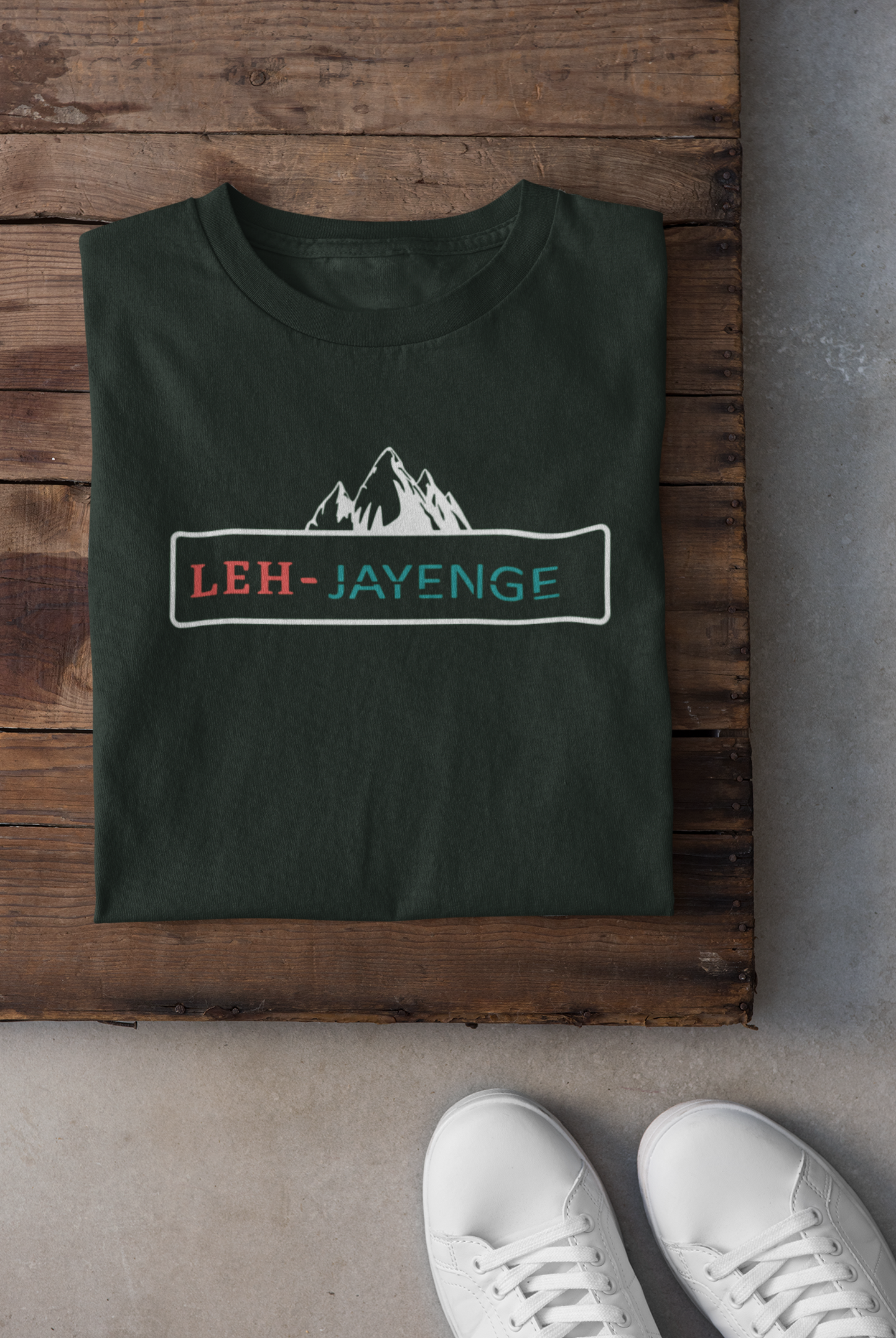 Leh Jayenge Mens Half Sleeves T-shirt- FunkyTeesClub