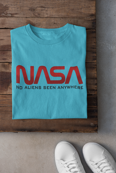 Nasa Mens Half Sleeves T-shirt- FunkyTeesClub