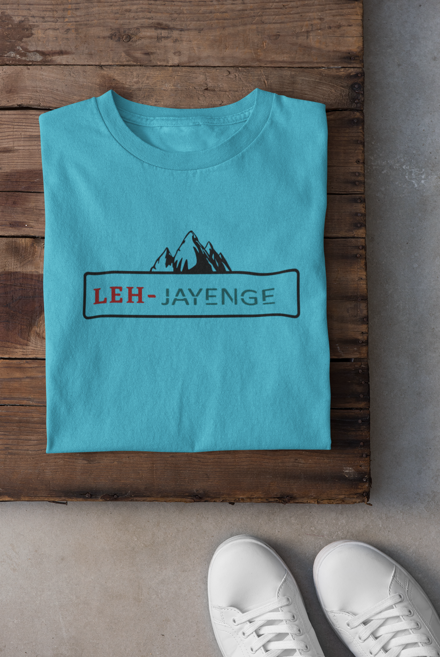Leh Jayenge Mens Half Sleeves T-shirt- FunkyTeesClub