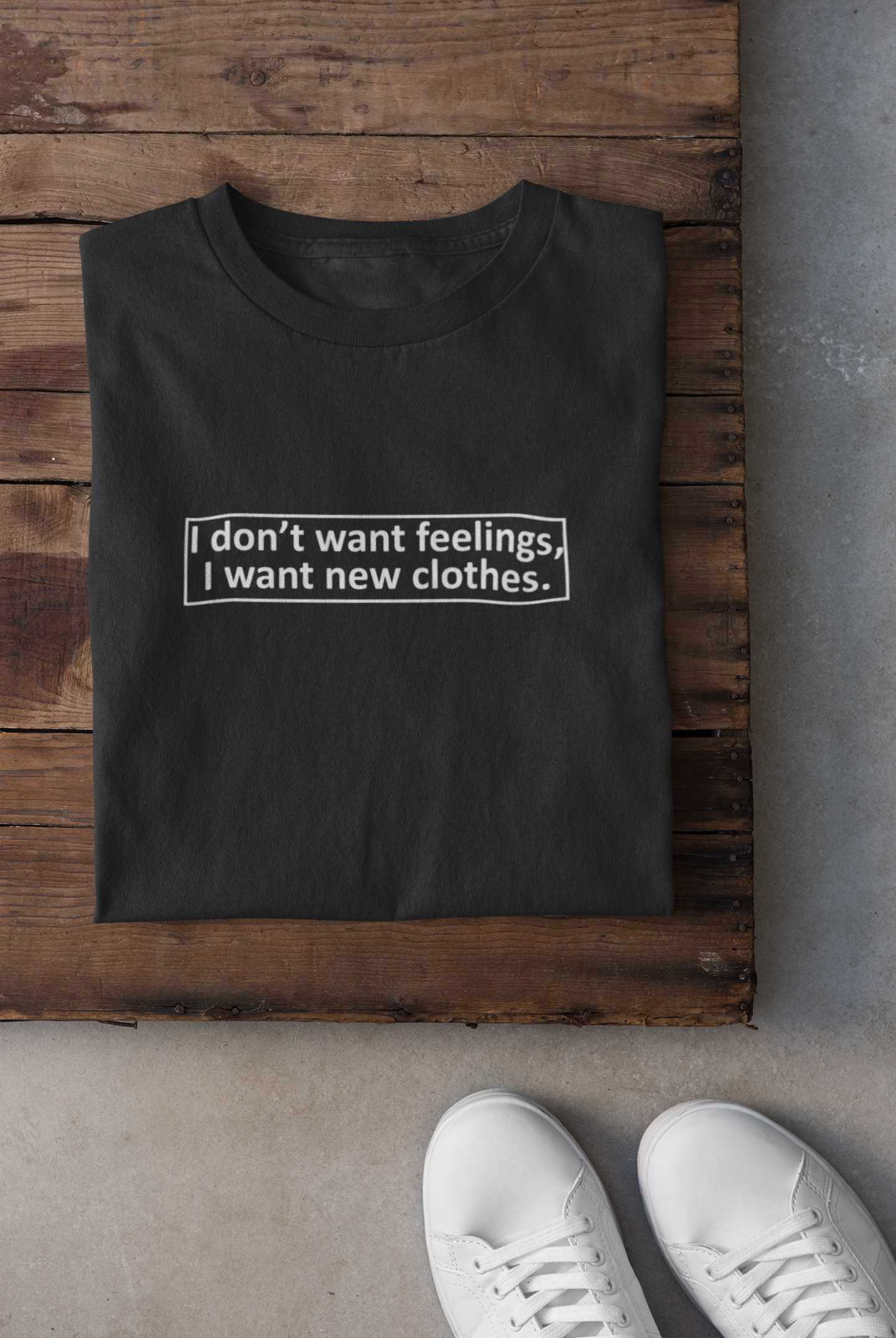 I Want New Clothes Mens Half Sleeves T-shirt- FunkyTeesClub