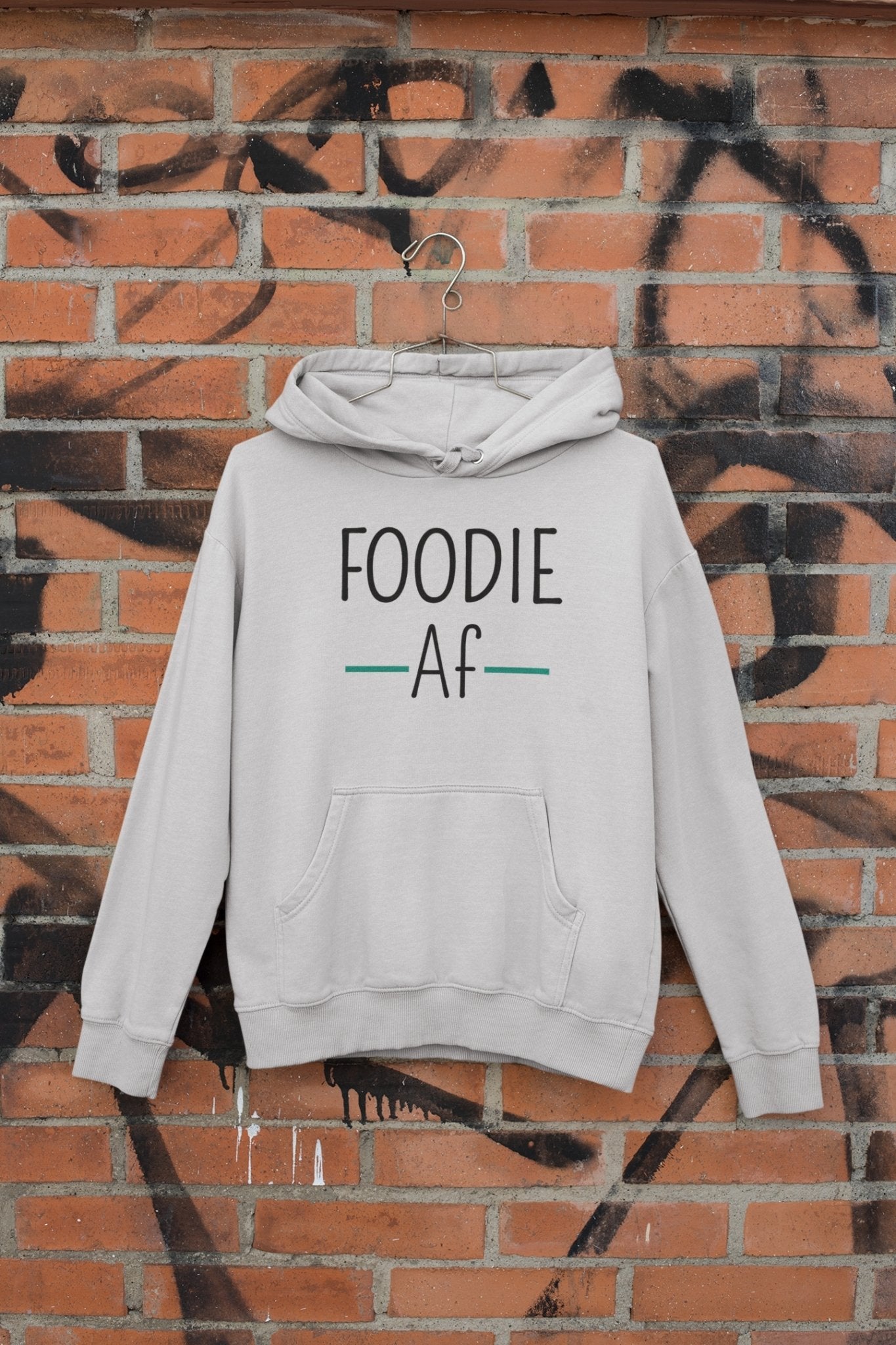 Foodie Af Hoodies for Women-FunkyTeesClub - Funky Tees Club