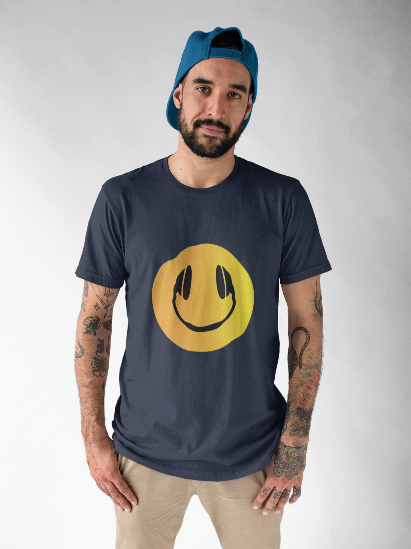 Headphones Love Mens Half Sleeves T-shirt- FunkyTeesClub