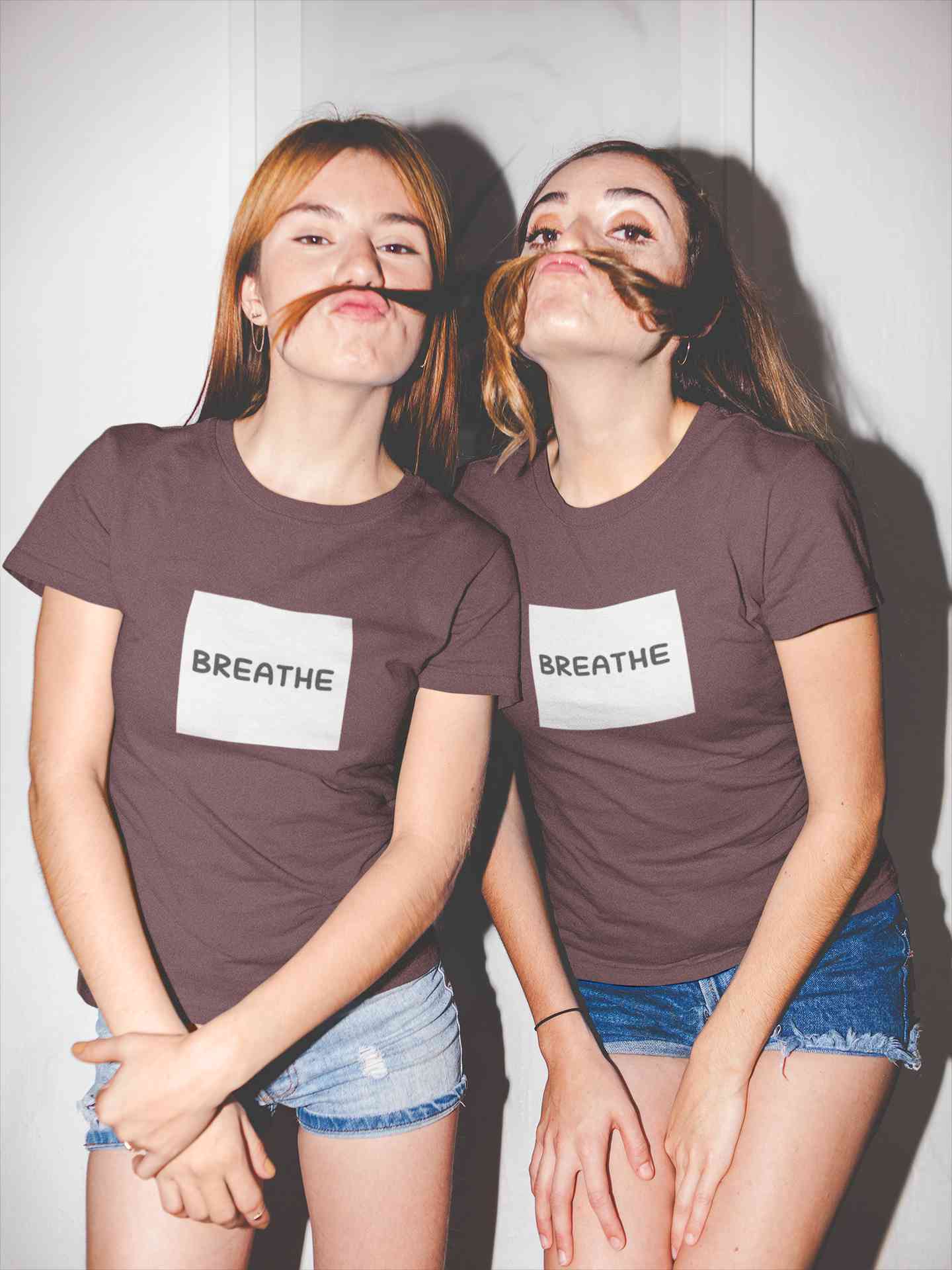Breathe Minimals Women Half Sleeves T-shirt- FunkyTeesClub