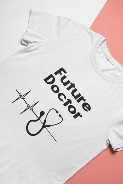 Future Doctor Mens Half Sleeves T-shirt- FunkyTeesClub - Funky Tees Club
